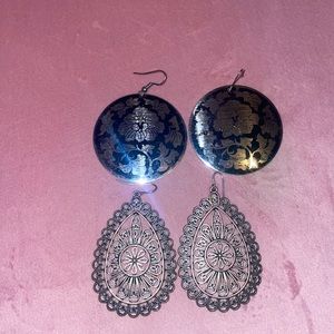 2 piece boho earring set